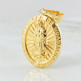 Dije Virgen Guadalupe 2.6gr / 3.6cm / Oro Amarillo 18K ©