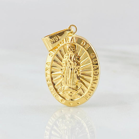 Dije Virgen Guadalupe 2gr / 3.4cm / Oro Amarillo 18K ©