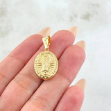 Dije Virgen Guadalupe 1.6gr / 3cm / Oro Amarillo 18K ©