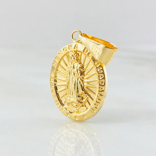 Dije Virgen Guadalupe 1.6gr / 3cm / Oro Amarillo 18K ©