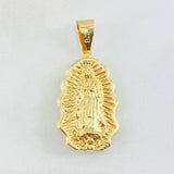 Dije Virgen Guadalupe 2.05gr / 3.5cm / Oro Amarillo 18K ©