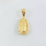 Dije Virgen Guadalupe 1.05gr / 2.5cm / Oro Amarillo 18K ©