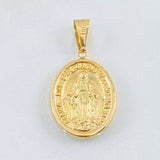 Dije Virgen Milagrosa 2.2gr / 3.4cm / Oro Amarillo 18K ©