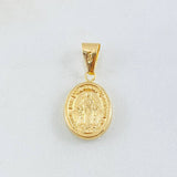 Dije Virgen Milagrosa 1gr / 2.4cm / Oro Amarillo 18K ©