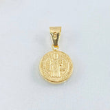 Dije San Benito 0.8gr / 2cm / Oro Amarillo 18K
