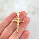Dije Cruz Cristo 1.8gr / 4.2cm / Oro 18K