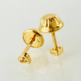 Topos Corazon Silueta 0.45gr / 3mm Oro Amarillo 18K