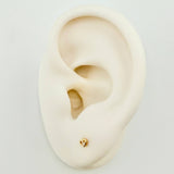 Topos Corazon Silueta 0.45gr / 3mm Oro Amarillo 18K