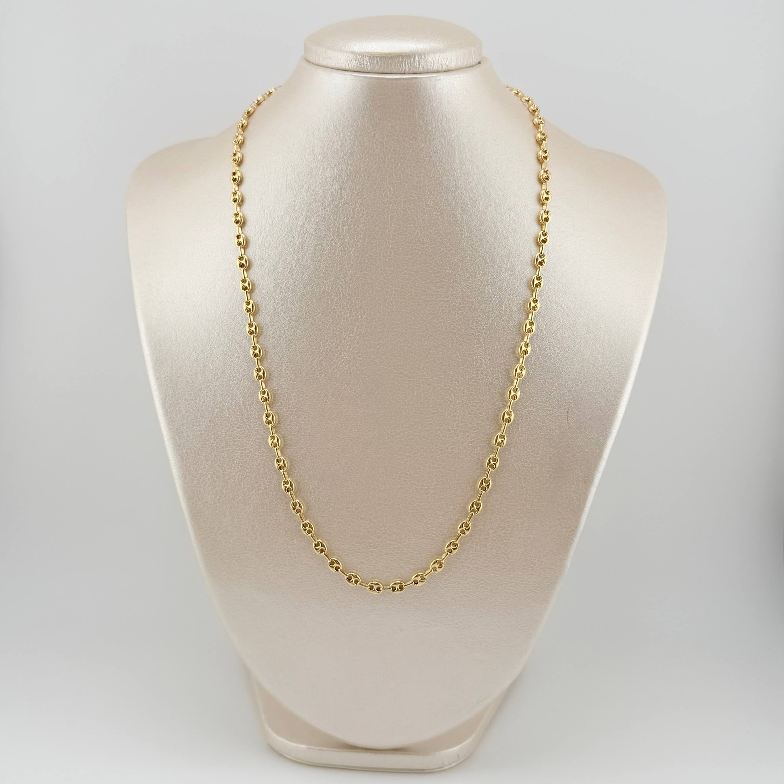 Cadena Gc 8.2gr / 50cm / 5mm Oro Amarillo 18K ©