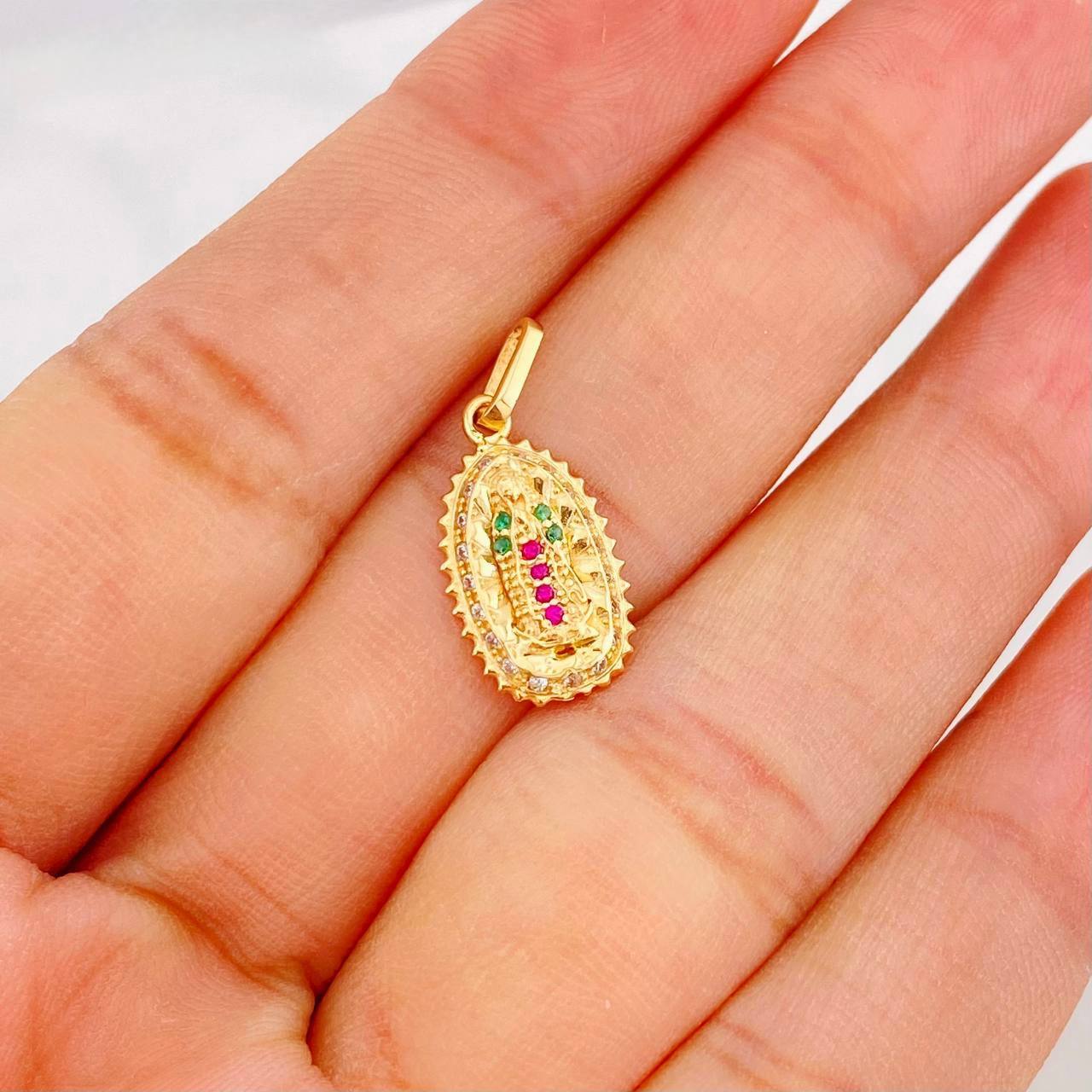 Dije Virgen de Guadalupe 1.45g / 2cm Oro Amarillo 18K