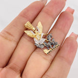 Dije San Miguel Arcangel 3.8g / 3cm Tres Oros 18K