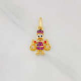 Dije Pato 1.65g / 2.03cm Tres Oros 18K
