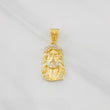 Dije Rostro de Cristo 3.55g / 3cm Dos Oros Amarillo Blanco 18K
