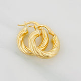 Candongas Mary 2.65g / 2cm Oro Amarillo 18K