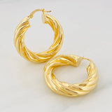 Candongas Mati 7.6g / 3cm Oro Amarillo 18K