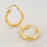 Candongas Kari 2.1g / 2.03cm Oro Amarillo 18K