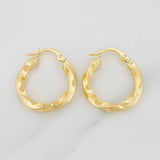 Candongas Kari 2.1g / 2.03cm Oro Amarillo 18K