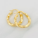 Candongas Kari 2.1g / 2.03cm Oro Amarillo 18K