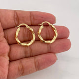 Candongas Kari 2.1g / 2.03cm Oro Amarillo 18K