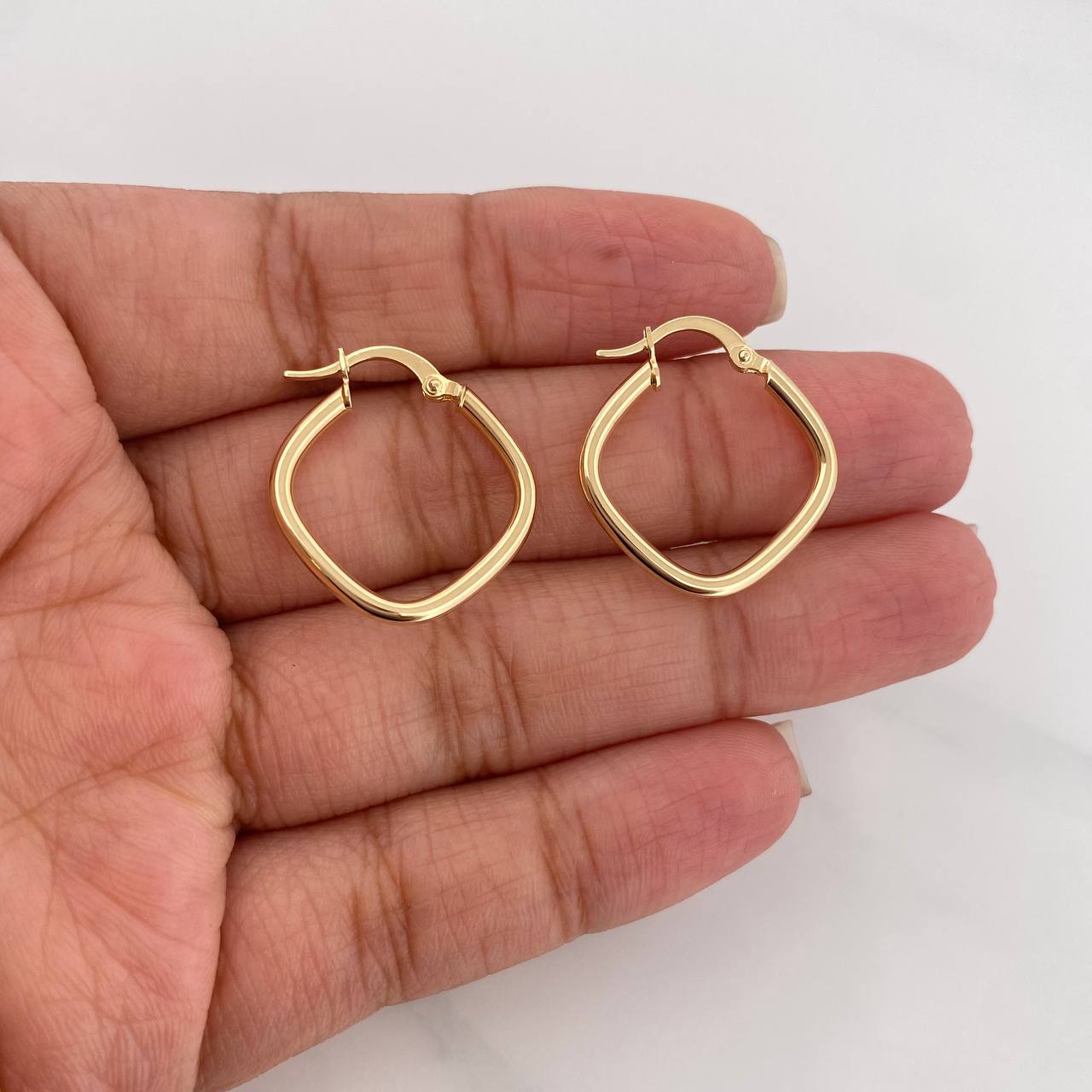 Candongas Rombo 1.45g / 2cm Oro Amarillo 18K