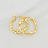 Candongas Deis 1.2g / 1.05cm Oro Amarillo 18K