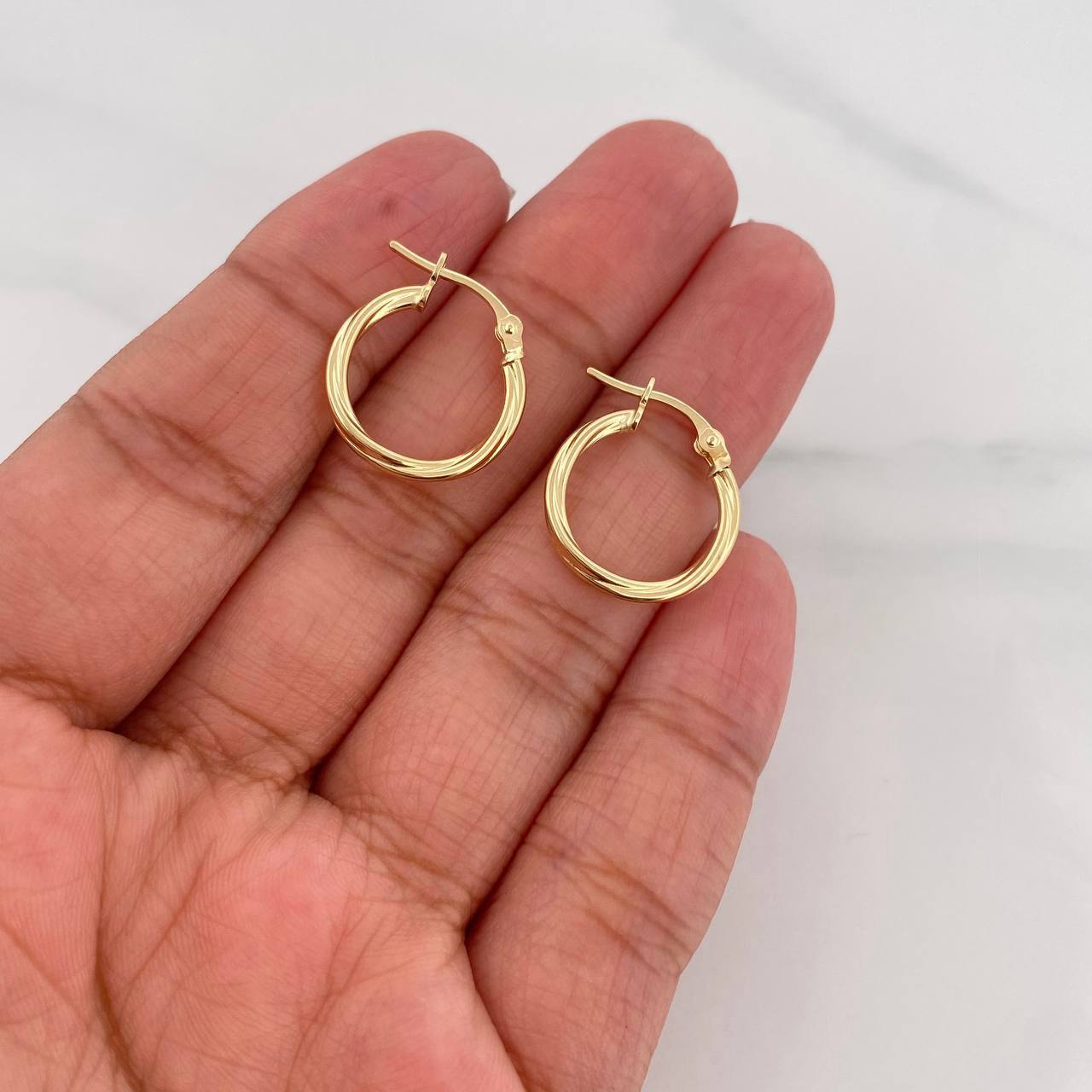 Candongas Mary 1.15g / 2cm Oro Amarillo 18K