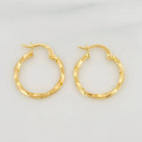 Candongas Eve 1.15g / 2cm Oro Amarillo 18K