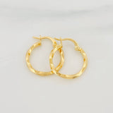 Candongas Eve 1.15g / 2cm Oro Amarillo 18K
