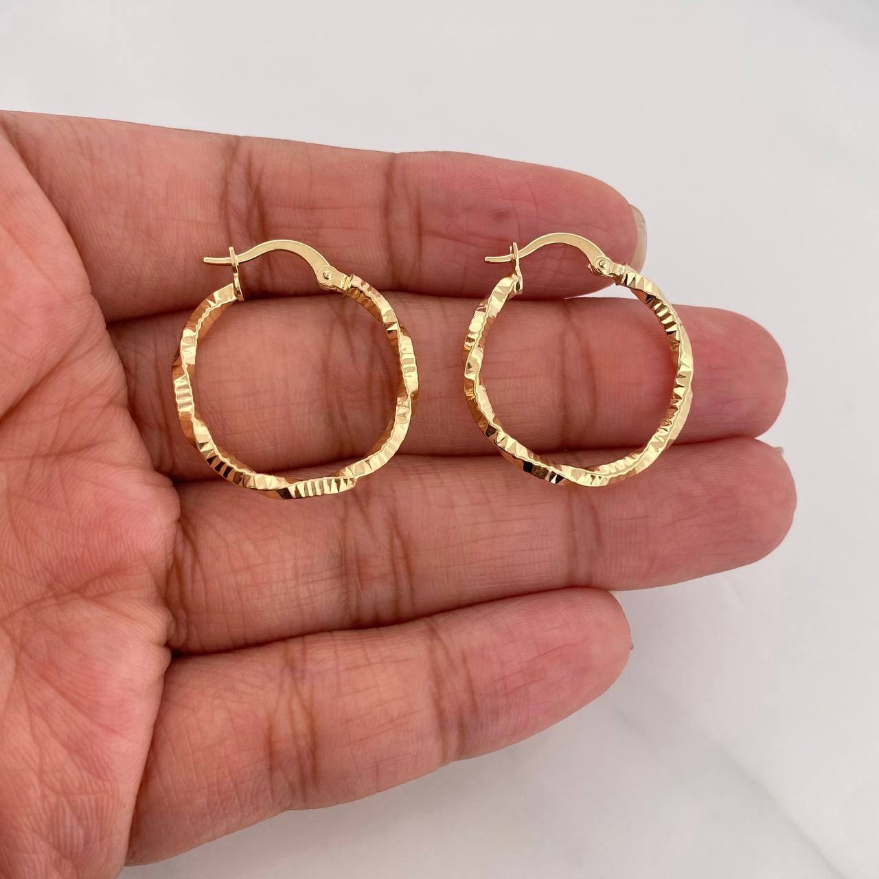 Candongas Majo 1.6g / 2.05cm Oro Amarillo 18K