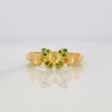 Anillo Mariposas 1.2g / T5 3/4 Oro Amarillo 18K
