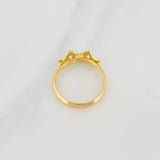 Anillo Mariposas 1.2g / T5 3/4 Oro Amarillo 18K
