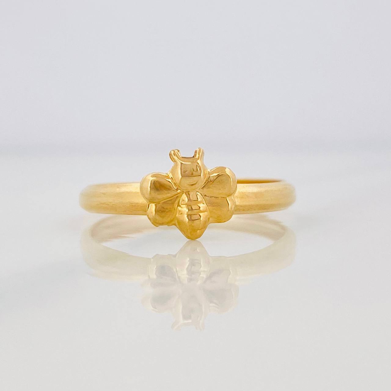 Anillo Abeja 0.95g / T7 3/4 Oro Amarillo 18K