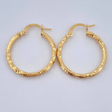 Candongas Abel 1.55gr / 2.5cm / Oro Amarillo 18K &