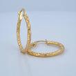Candongas Abel 1.55gr / 2.5cm / Oro Amarillo 18K &