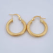 Candongas Zion 2.4gr / 2.2cm / Oro Amarillo 18K &