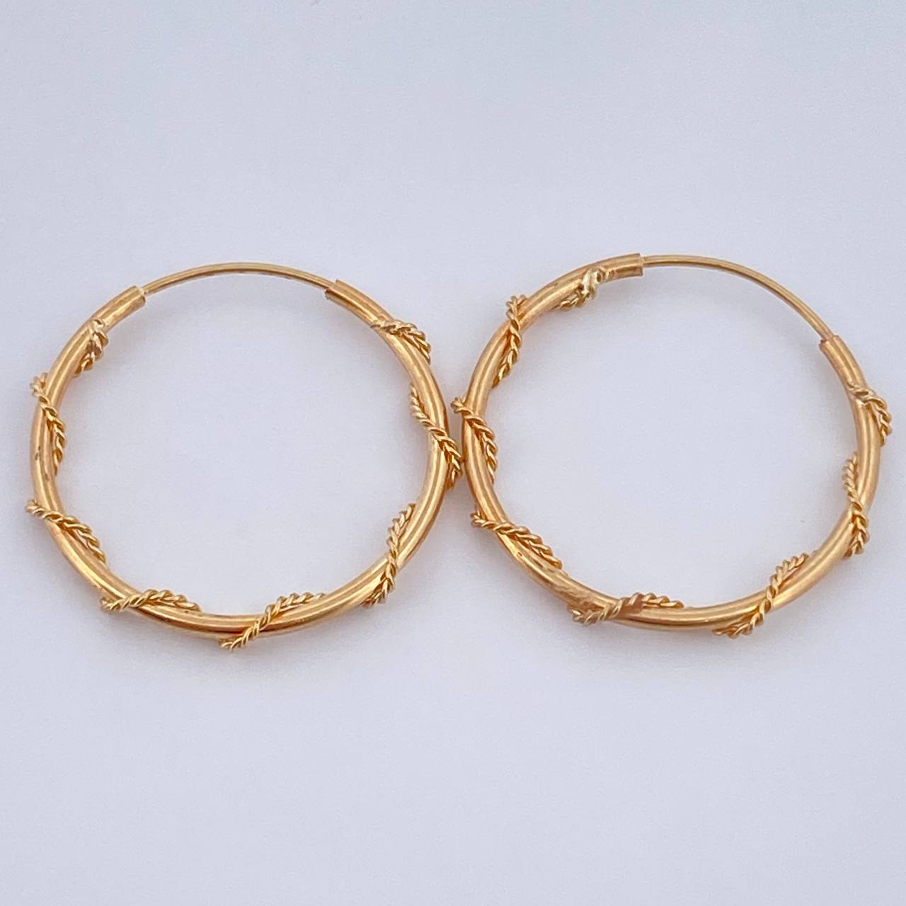 Candongas Aro 1.25gr / 2cm / Oro Amarillo 18K &