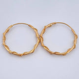 Candongas Aro 1.25gr / 2cm / Oro Amarillo 18K &