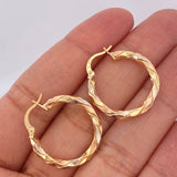 Candongas Nely 2.2gr / 2.5cm / Tres Oros 18K &