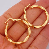 Candongas Kris 2.7gr / 3.2cm / Oro Amarillo 18K &