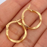Candongas Kari 1.65gr / 2cm / Oro Amarillo 18K &
