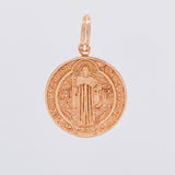 Dije San Benito 11.4g / 3.9cm Oro Rosa 18K