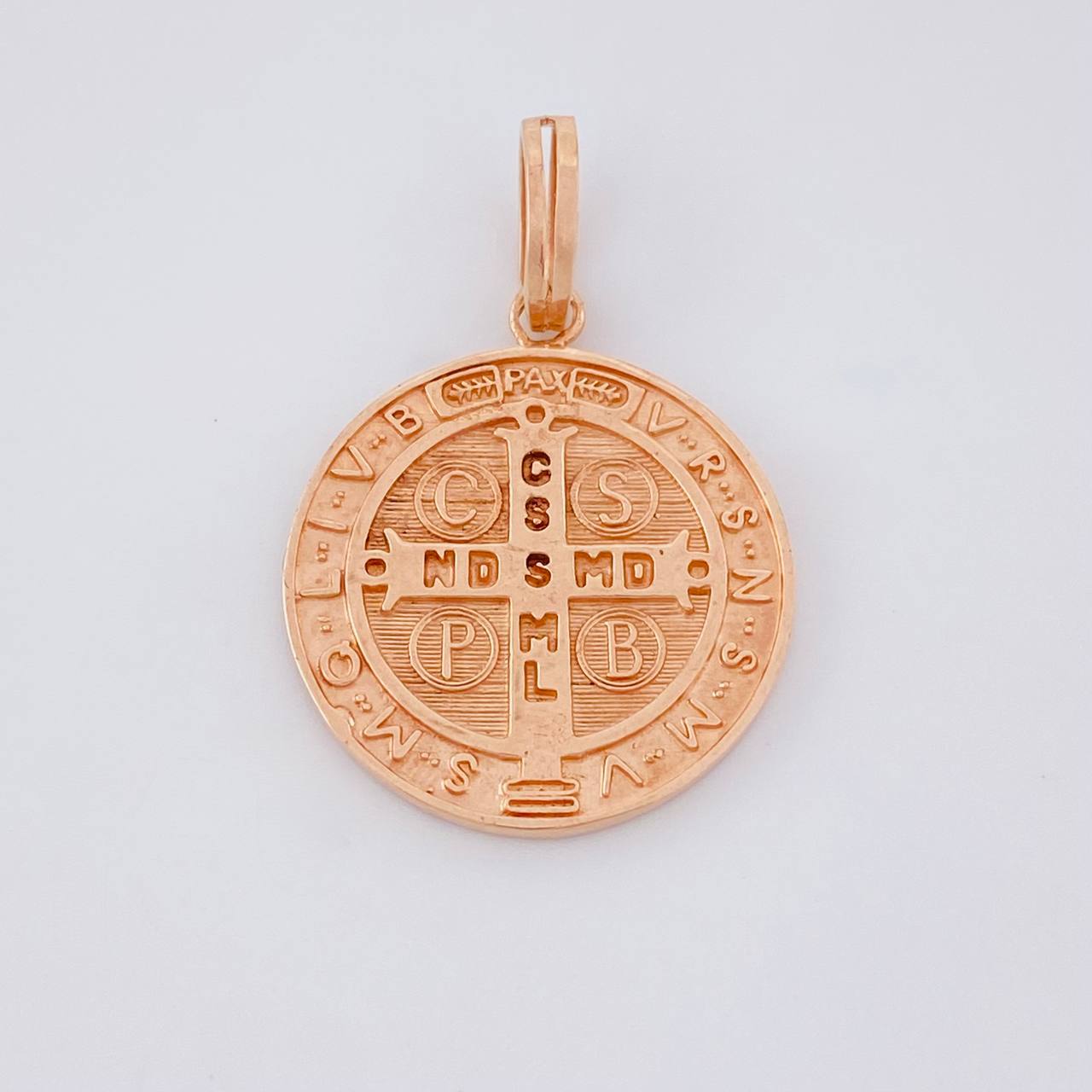 Dije San Benito 11.4g / 3.9cm Oro Rosa 18K