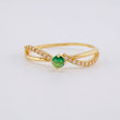Anillo Solitario Lazos Tupidos 1.25g / T6 3/4 Oro Amarillo 18K