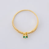 Anillo Solitario Lazos Tupidos 1.25g / T6 3/4 Oro Amarillo 18K