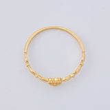 Anillo Corazón Burbujas 0.9g / T6 1/2 Oro Amarillo 18K