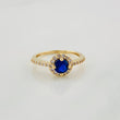 Anillo Halo Circulo 2.45g / T6 Oro Amarillo 18K