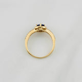 Anillo Halo Circulo 2.45g / T6 Oro Amarillo 18K