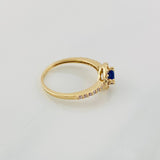 Anillo Halo Circulo 2.45g / T6 Oro Amarillo 18K