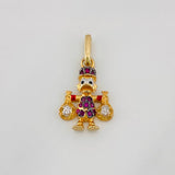 Dije Pato Bolsa de Dinero 1.65g / 2.3cm Tres Oros 18K