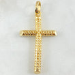 Dije Cruz Malla 3.15gr / 4.7cm / Oro 18K